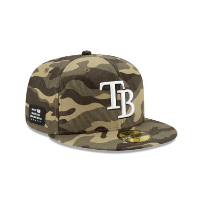 Sapca New Era Tampa Bay Rays MLB Armed Forces Weekend 59FIFTY Fitted - Verzi